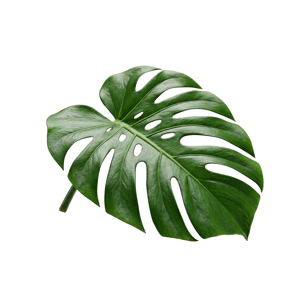 Lush green plant leaf for landscaping design